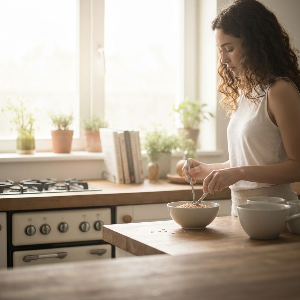 Morgendliche Routine